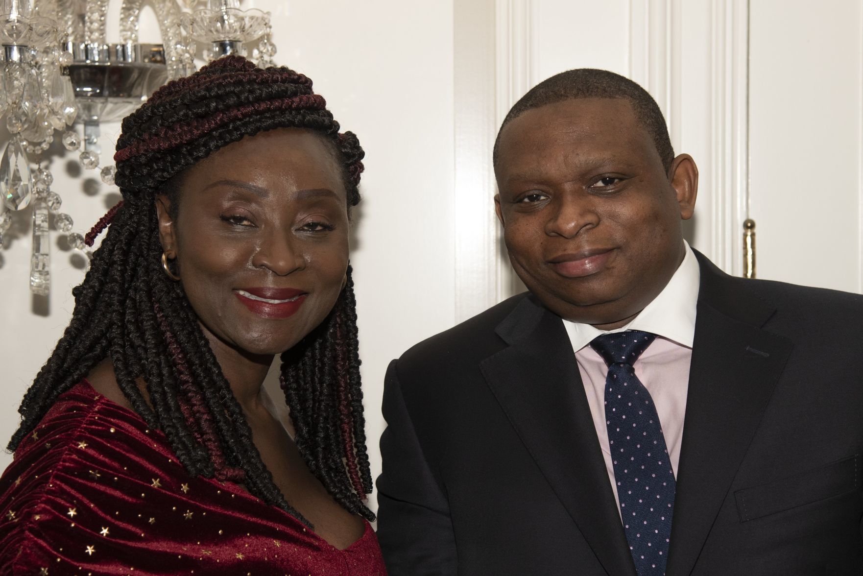 Cynthia Davis and Amid Kargbo